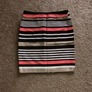 NWT Banana Republic striped pencil skirt size 4